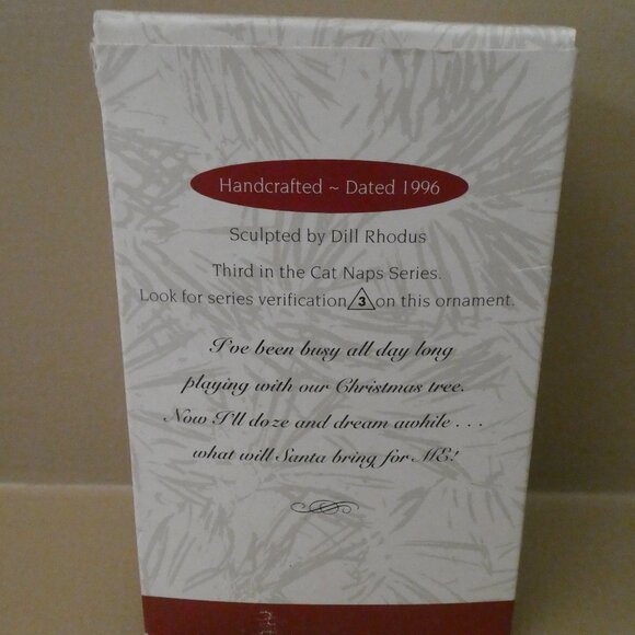 TWO Hallmark Keepsake Ornaments Cat Nap #1 AND #3 - Picture 15 of 16